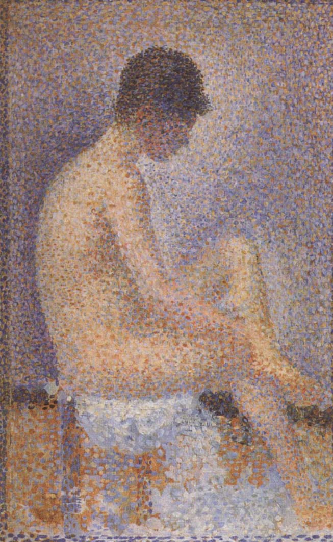 Georges Seurat Seated Female Nude